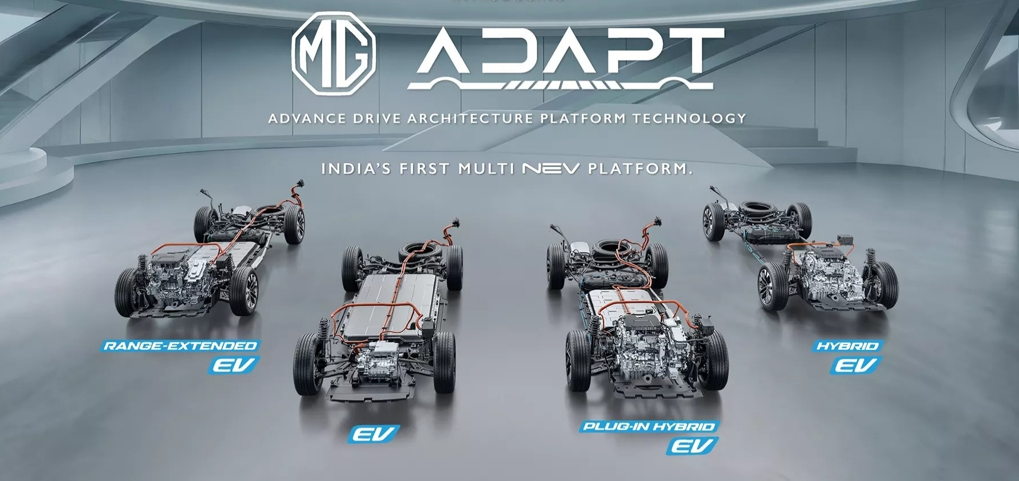 Automobile maker JSW MG Motor India (MG) revealed its new vehicle platform, called Advance Drive Architecture Platform Technology (ADAPT), 