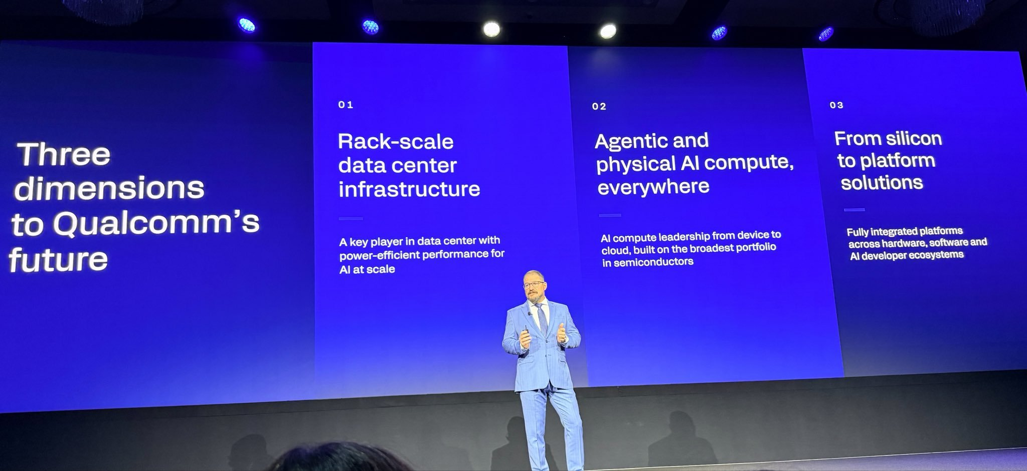 Qualcomm CEO Cristian Amon at Investor Day 2026