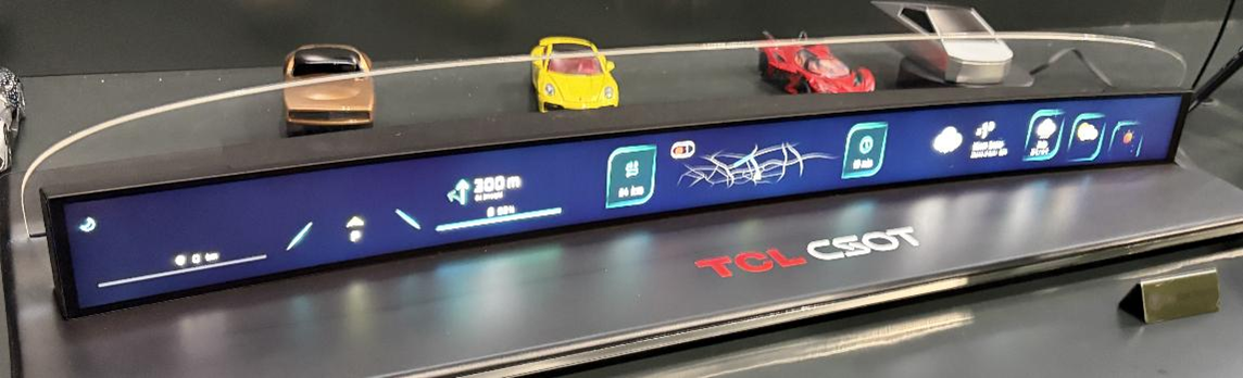TCL CSOT automotive heads up display at SID Display Week 2026