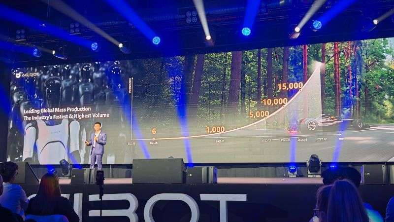 AGIBOT presents on mass production of Robotics